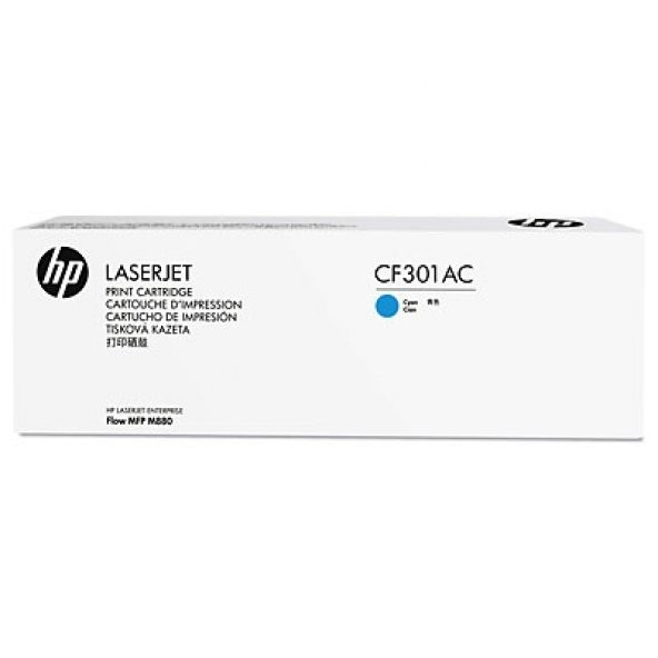 HP CF301AC (827A) MAVİ ORJİNAL TONER - LaserJet M880 ürün görseli 1