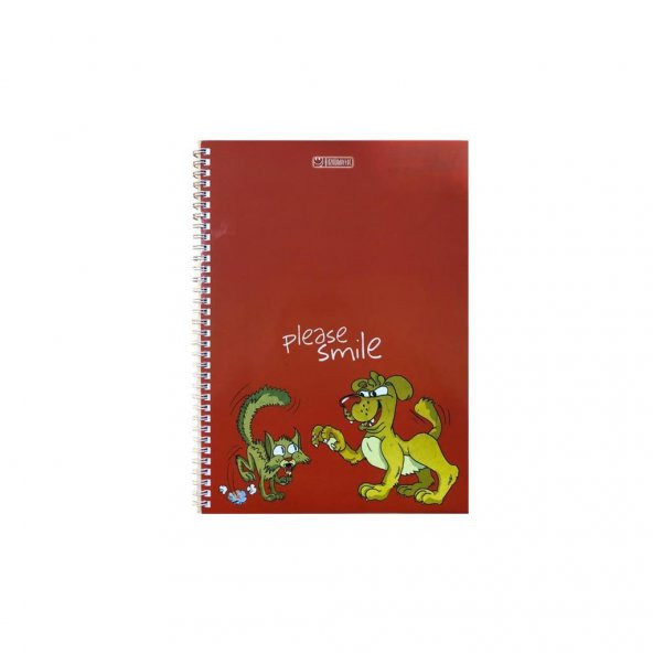 Özgün A4 Spiralli Defter 144 Yp Kareli