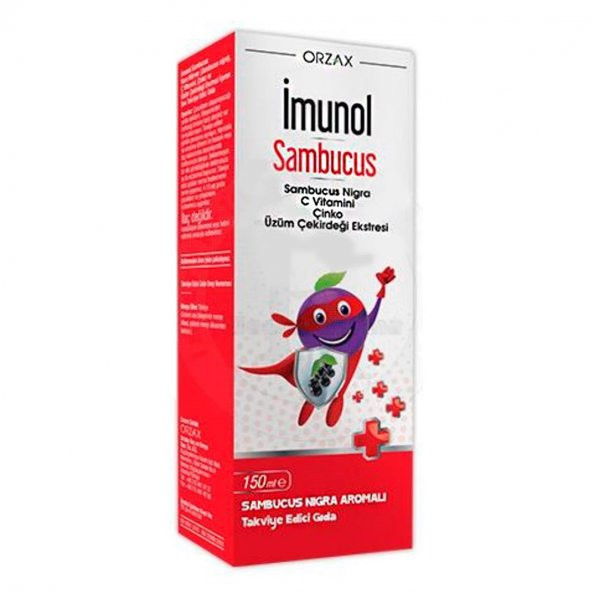 Orzax İmunol Sambucus Şurup 150 Ml