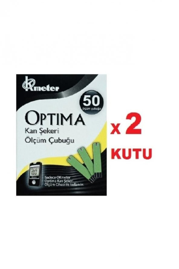 Okmeter Optima Test Stribi 50 X 2 KUTU (SKT:08/2023)