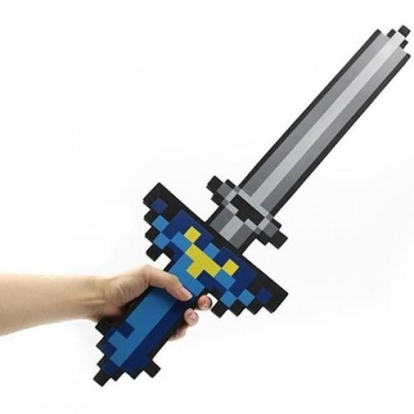 Minecraft Diamond Stil Kılıç 45 CM