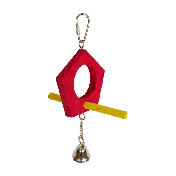 Eastland Çıngıraklı Ahşap Tünek 22 Cm ürün görseli