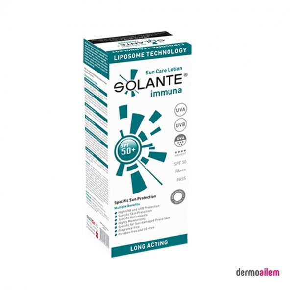 Solante Immuna Spf 50+ Sun Care Lotion 150 ml (İmmunolojik Koruma)
