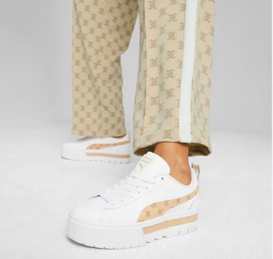 PUMA MAYZE T7 WNS BEYAZ KADIN SPOR AYAKKABI 38871201 B-263 - Resim 4