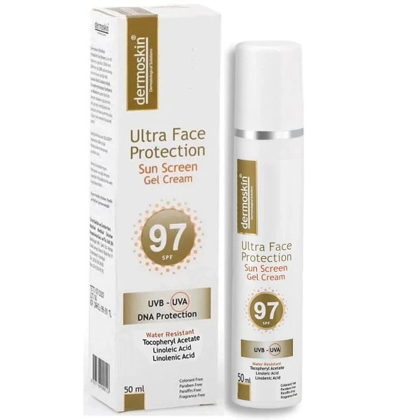 Dermoskin Ultra Face Protection Sun Screen Gel Güneş Kremi Spf 97 50 ml