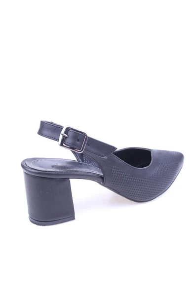 Feles 01-311 Kadın 6,5 Cm Topuk Sandalet Ayakkabı - Resim 7