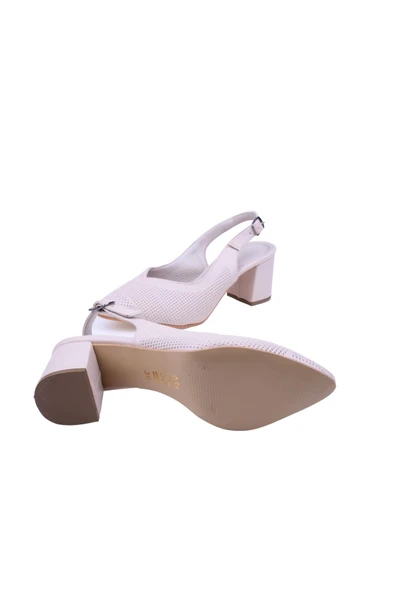 Feles 01-311 Kadın 6,5 Cm Topuk Sandalet Ayakkabı - Resim 10
