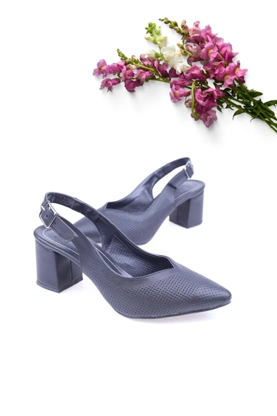 Feles 01-311 Kadın 6,5 Cm Topuk Sandalet Ayakkabı - Resim 2