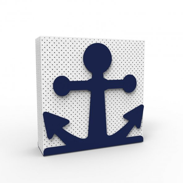 ÇAPA TEMALI METAL PEÇETELİK MAVİ