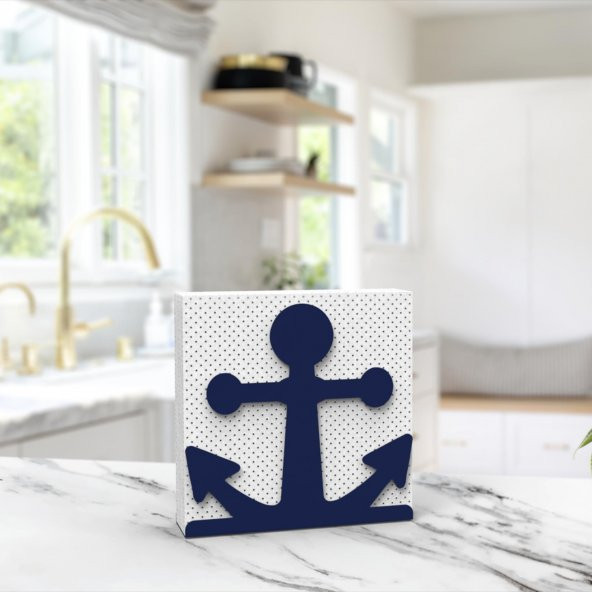 ÇAPA TEMALI METAL PEÇETELİK MAVİ - 3