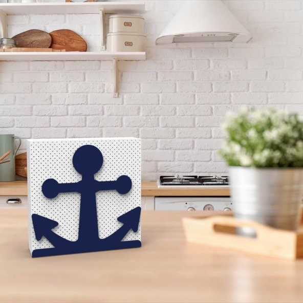 ÇAPA TEMALI METAL PEÇETELİK MAVİ - 6