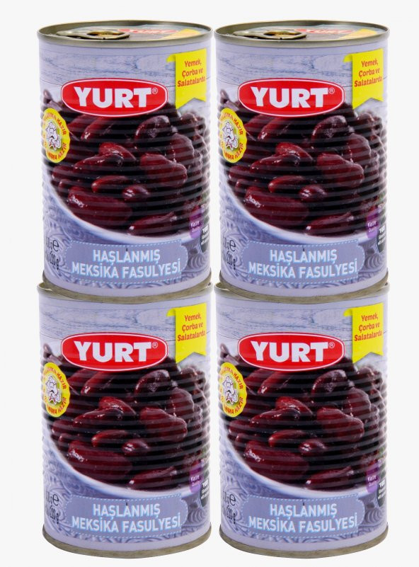 YURT - MEKSİKA FASULYE 400 GR x 4 ADET