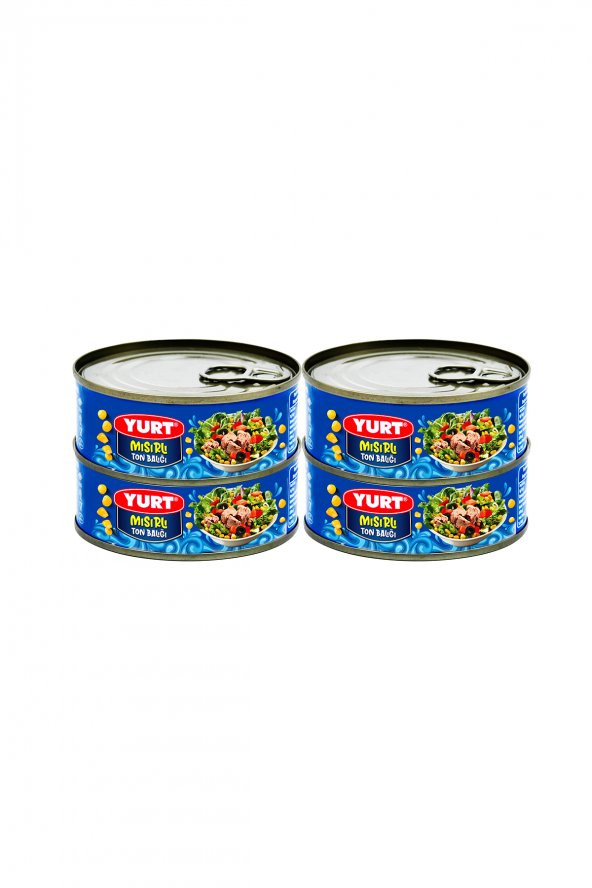 YURT -  MISIRLI TON BALIĞI 185 GR x 4 ADET