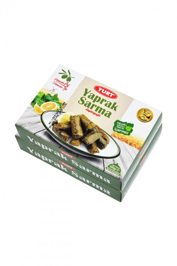 YURT - YAPRAK SARMA KÜVET 220 GR x 2 ADET