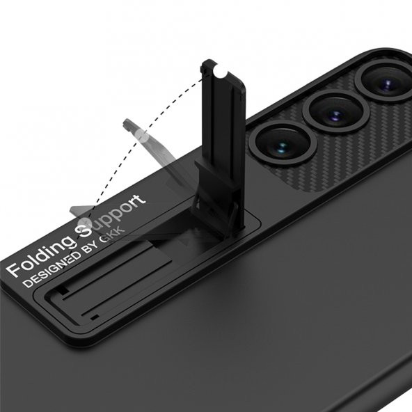 Samsung Galaxy S23 Plus Kılıf Zore Standlı Ays Kapak - 4