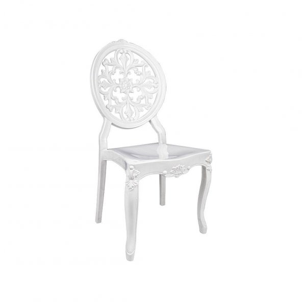 Mandella Diva Sandalye C Modeli (4 Adet) Beyaz