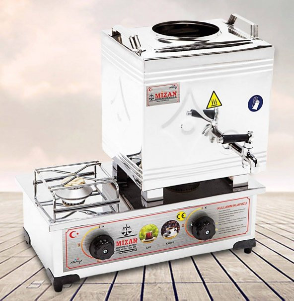 Mizan MÇ101 Mizan Çay Kazanı LPG TÜPLÜ Tek Demlik Kahveci Ocağı 10 Lt