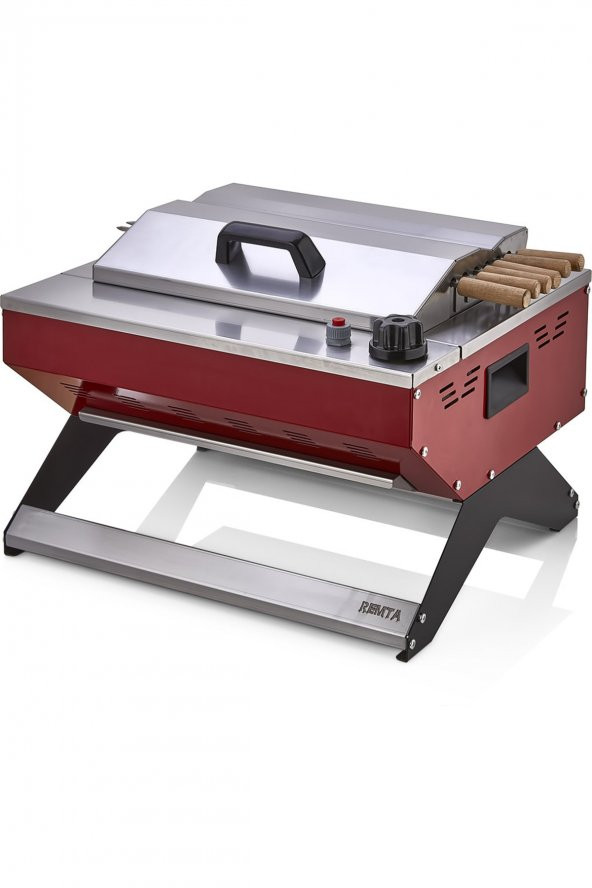 Remta Gazlı (tüplü) Profesyonel Döküm Barbekü Mangal R132 - Resim 2