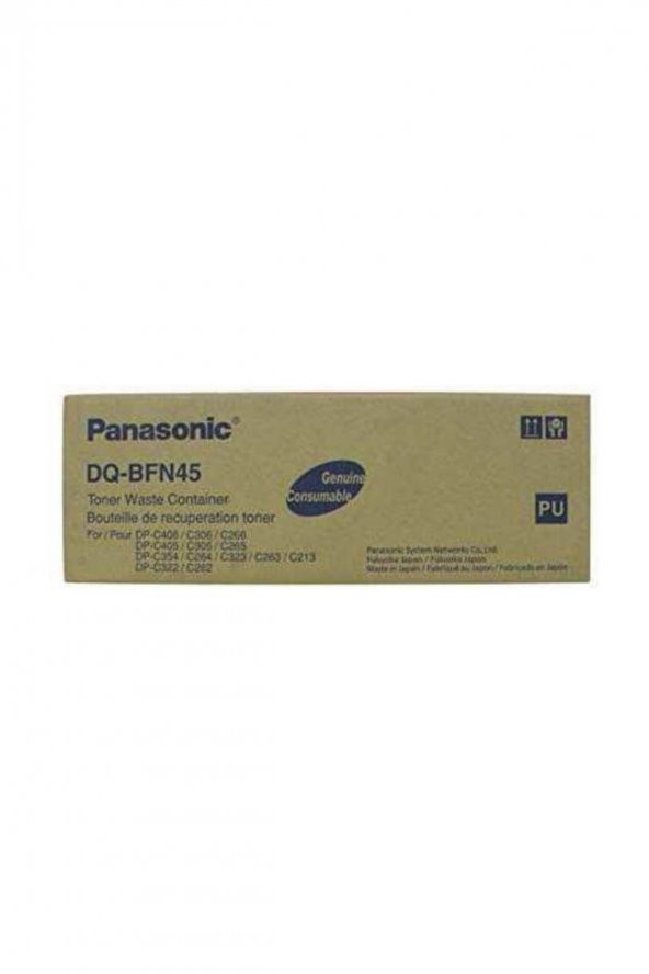 Panasonic DQ-BFN45 Waste Toner Container (Atık Kutusu) DP-C213, DP-C262, CP-C265, DP-C405