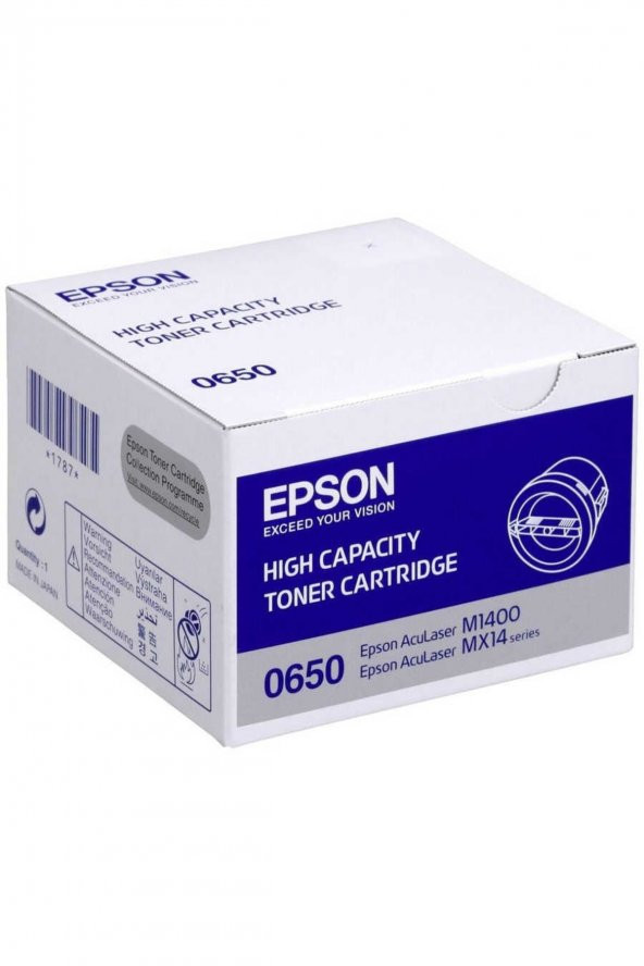 Epson S050650 MX14 / M1400 Orjinal Toner-Yüksek Kapasite