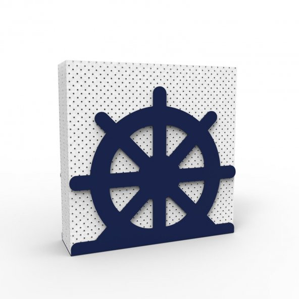 DÜMEN TEMALI METAL PEÇETELİK MAVİ