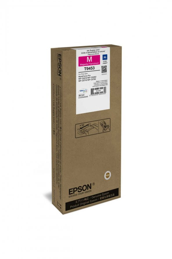 Epson T9453 (C13T945340) Kırmızı Orjinal Mürekkep 5.000 Sayfa WF-C5210DW / WF-C5290DW / WF-C5790DWF - Resim 2