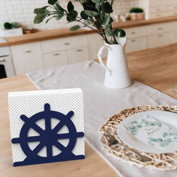 DÜMEN TEMALI METAL PEÇETELİK MAVİ - 7