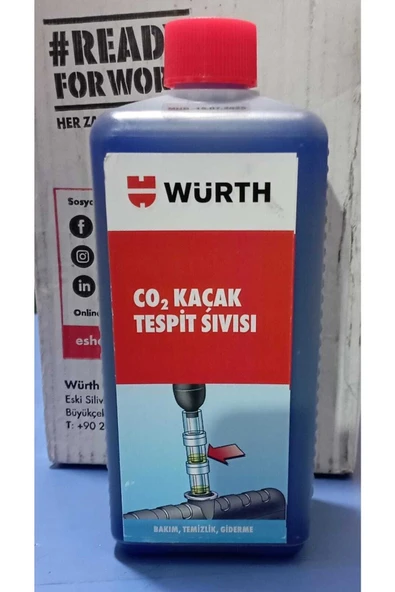 Würth Co2 Kaçak Tespit Test Sıvısı 500 ml - 2