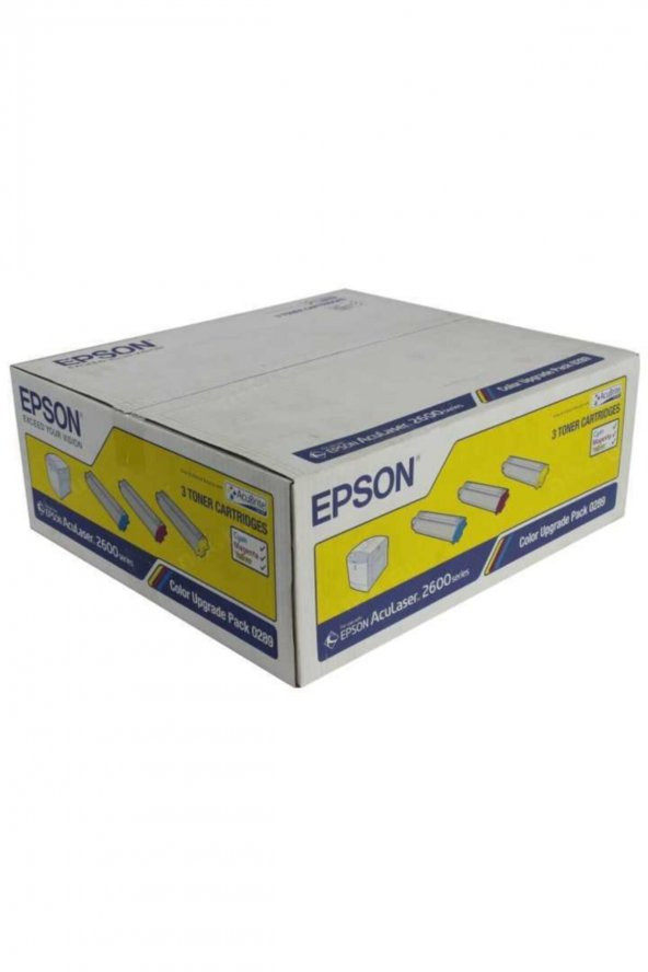 EPSON 2600 SERİSİ S050289 3 RENK EKONOMİK ORJİNAL TONER-C/M/Y ürün görseli
