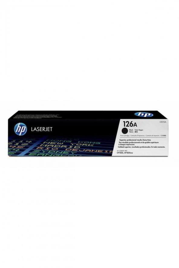 HP CE310A (126A) SİYAH ORJİNAL TONER