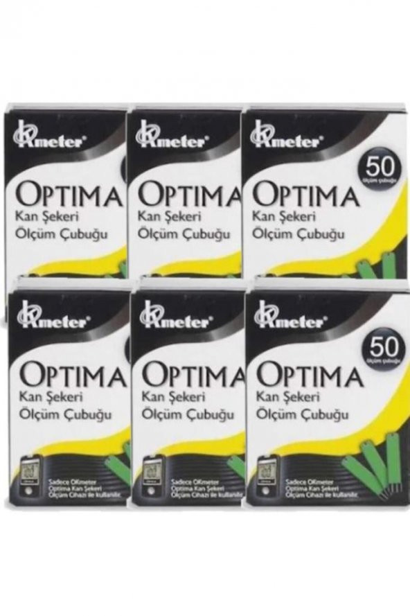 Okmeter Optima Test Stribi 50 X 6 KUTU (SKT:03/2027) ürün görseli 1