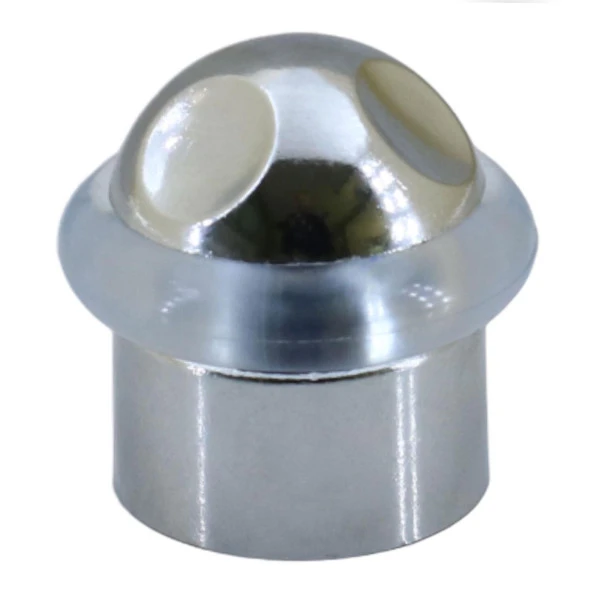 Kapı Stoperi Kapı Durdurucu Tutucu Tamponu Silikonlu Contalı Stopu Vidalı Parlak Krom 35 mm - Resim 6