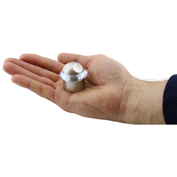 Kapı Stoperi Kapı Durdurucu Tutucu Tamponu Silikonlu Contalı Stopu Vidalı Saten 35 mm - Resim 3