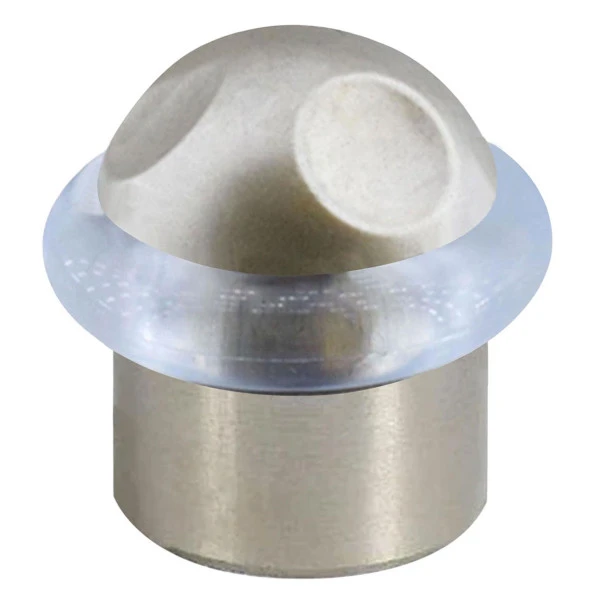 Kapı Stoperi Kapı Durdurucu Tutucu Tamponu Silikonlu Contalı Stopu Vidalı Saten 35 mm - Resim 8