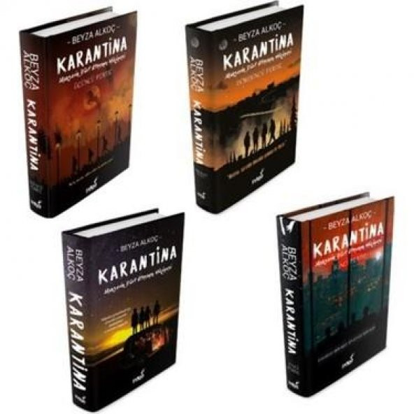 İndigo Kitap Karantina Serisi 4 Kitap Set Ciltsiz Beyza Alkoç KTP