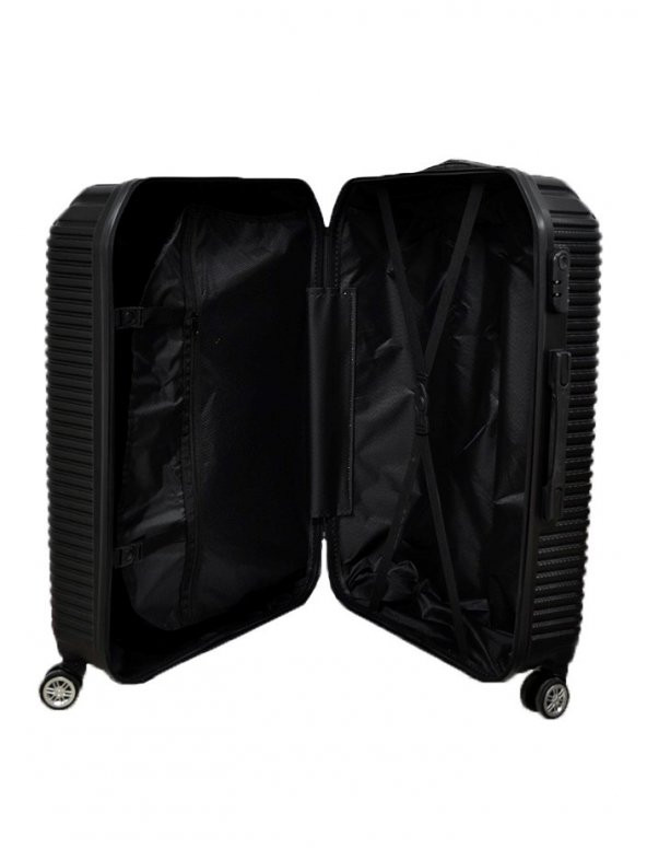Fossil Unısex Siyah Pp Kırılmaz Büyük Boy Valiz&Bavul-1139Vb - 2