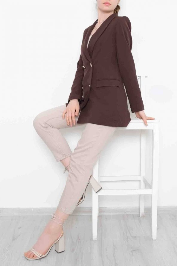 Blazer Ceket Kahve - 4251.1174. - 2