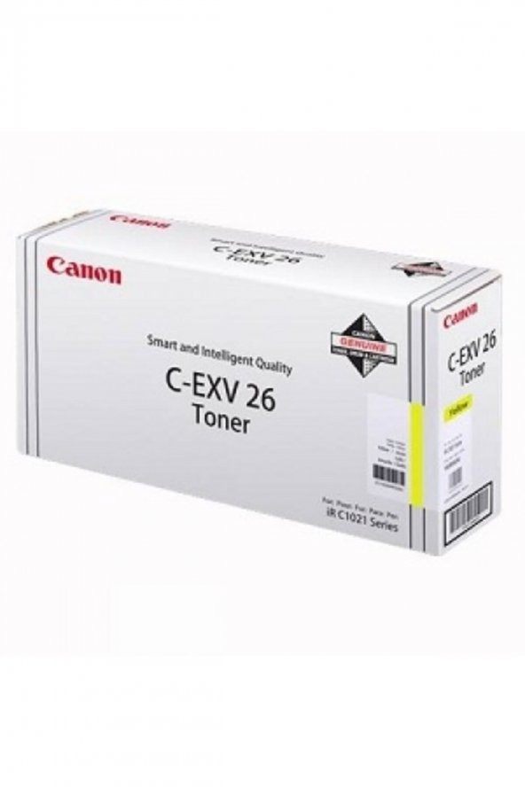 CANON C-EXV26Y SARI ORJİNAL TONER IR C1021 / 1021i
