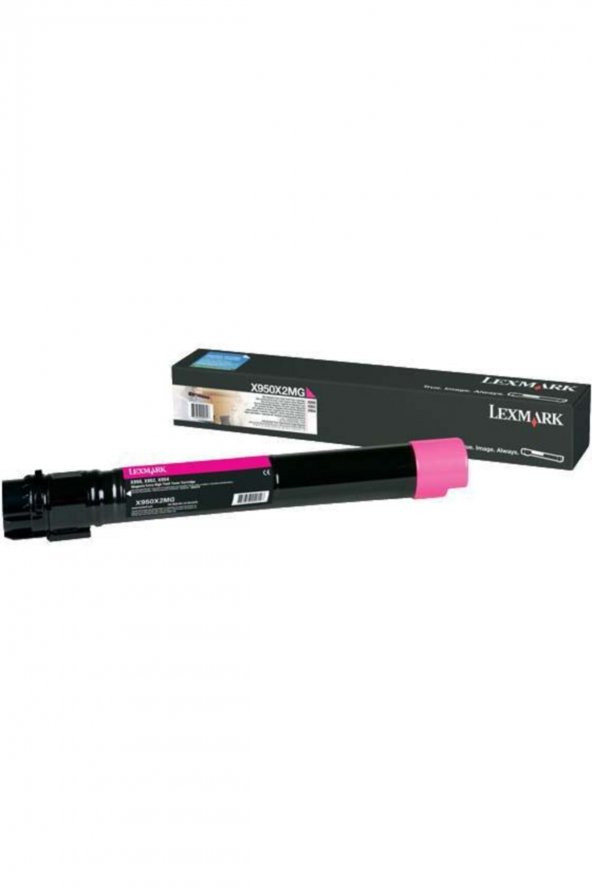 LEXMARK X950X2MG KIRMIZI ORJİNAL TONER - X950de / X952de / X954de ürün görseli