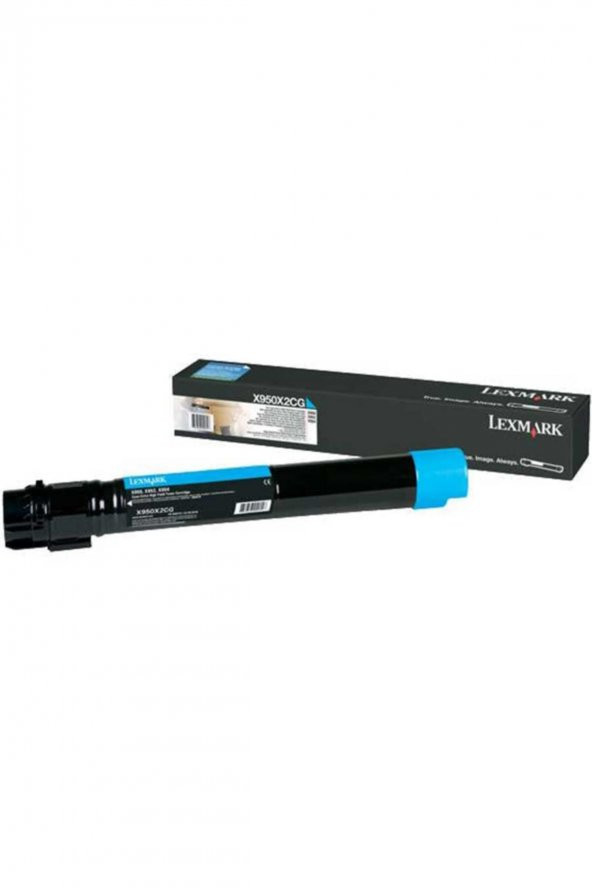 LEXMARK X950X2CG MAVİ ORJİNAL TONER - X950de / X952de / X954de ürün görseli
