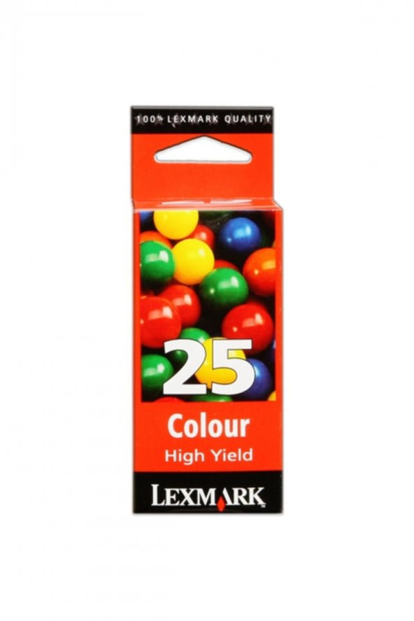 Lexmark 25 15M0125 Renkli Orjinal Kartuş F4270, P3120, P3140, X125, X4250, X4270