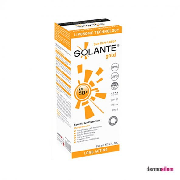 Solante Güneş Losyonu Gold Adult Spf 50+ 150 ml