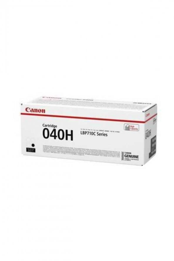 Canon CRG-040H BK Siyah Orjinal Toner LBP710Cx, LBP712Cx Yüksek Kapasite