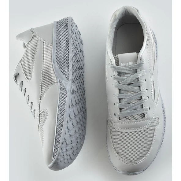 0140 Ortopedik Hafif Taban Erkek Spor Ayakkabı Yazlık Hafif Taban Eva Skyblue - Resim 8