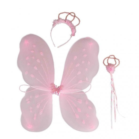 Kanat Set Asa Taç 3 Renk Kartela - Sunman