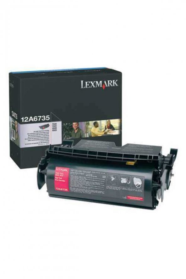 Lexmark 12A6735 Orjinal Toner Yüksek Kapasite T520-T522-X520-X522 ürün görseli