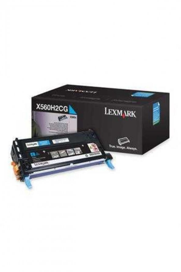 LEXMARK X560H2CG MAVİ ORJİNAL TONER 10.000 Sayfa