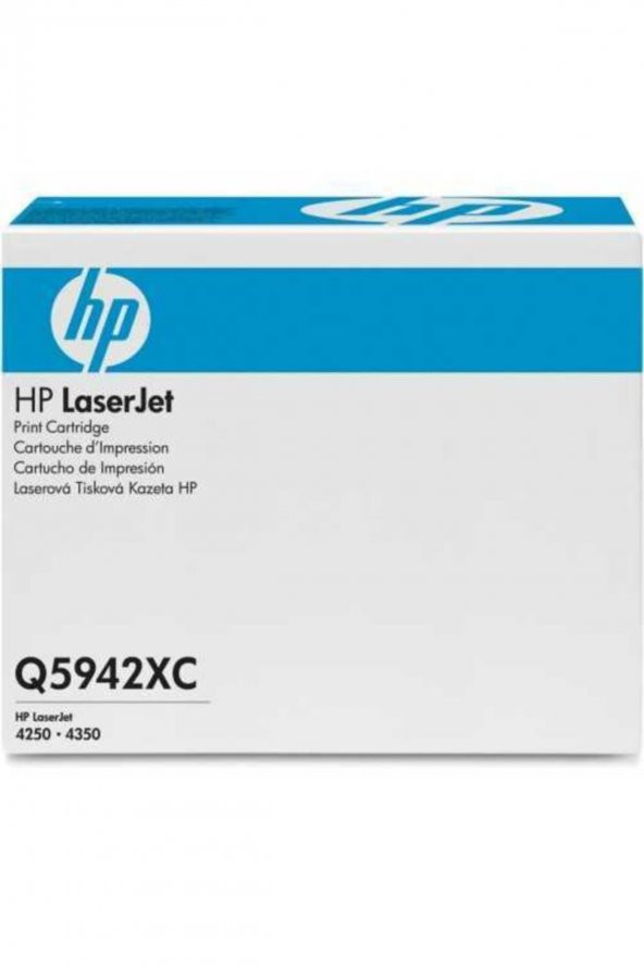 HP Q5942XC SİYAH ORJİNAL TONER HP Laserjet 4250, 4350 ürün görseli