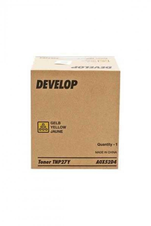 DEVELOP TNP27Y SARI ORJİNAL TONER Ineo +25 ürün görseli