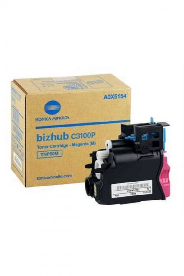 KONICA MINOLTA TNP50M BizHub C3100P KIRMIZI ORJİNAL TONER ürün görseli 1